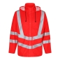 Preview: Safety Regenjacke 47 Red (Hi-Vis)